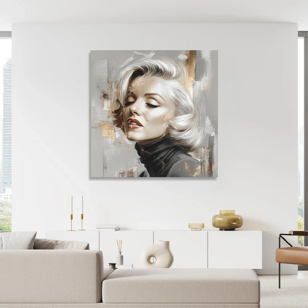 Marilyn En Vogue Leinwand Bild