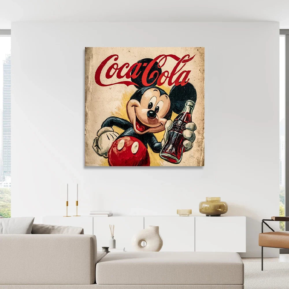 Micky Coke Leinwand Bild