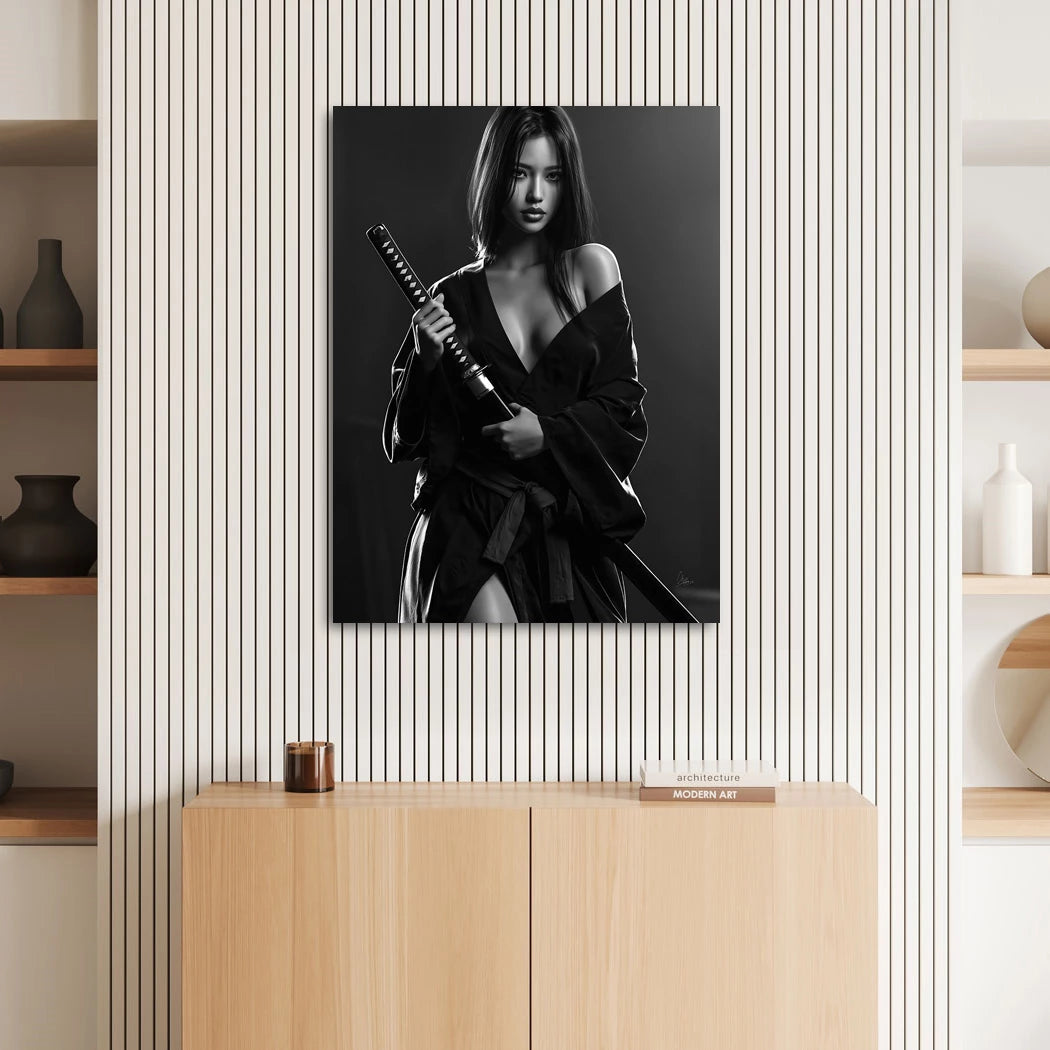 Katana Goddess Acrylglasbild