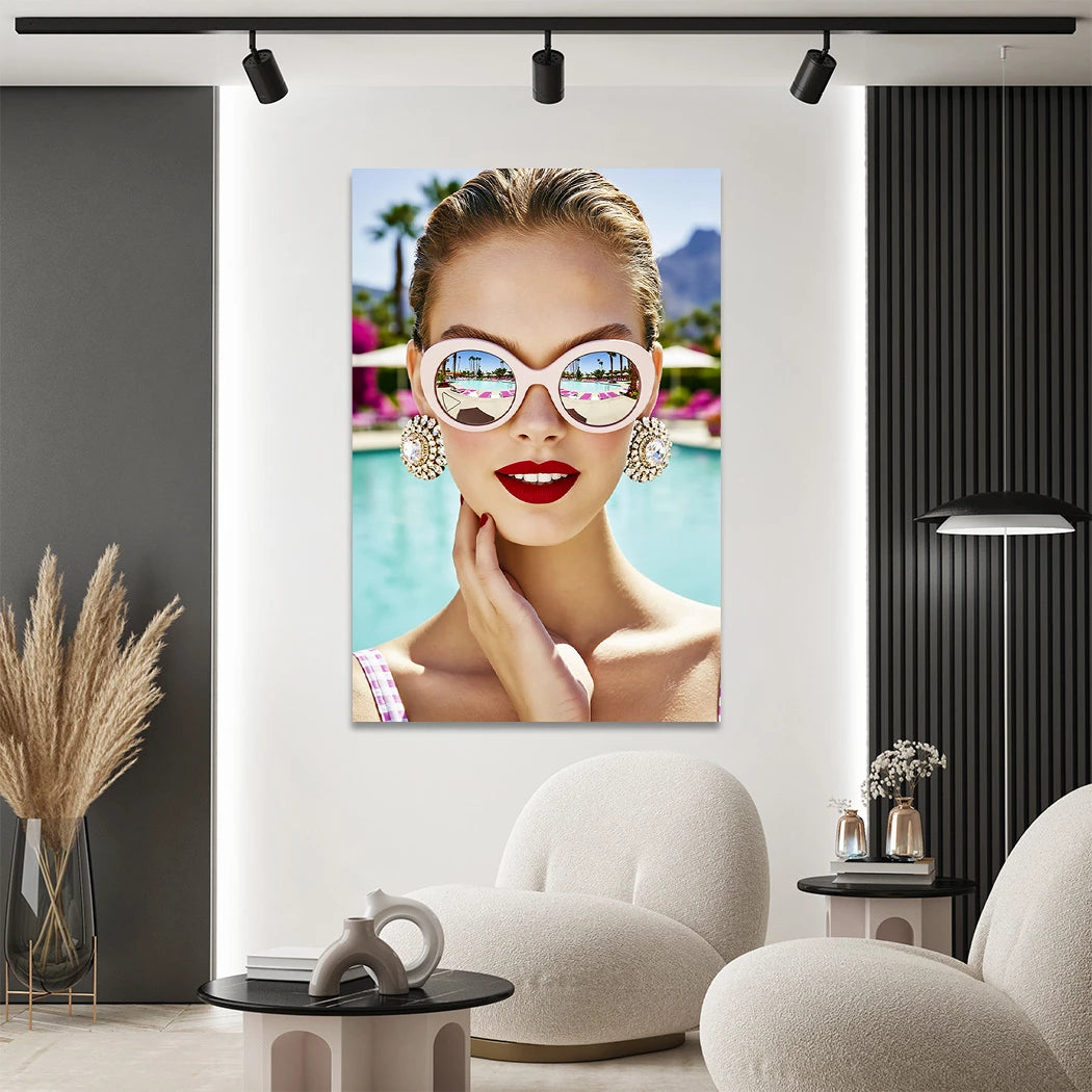 Sunny Glam Acrylglasbild