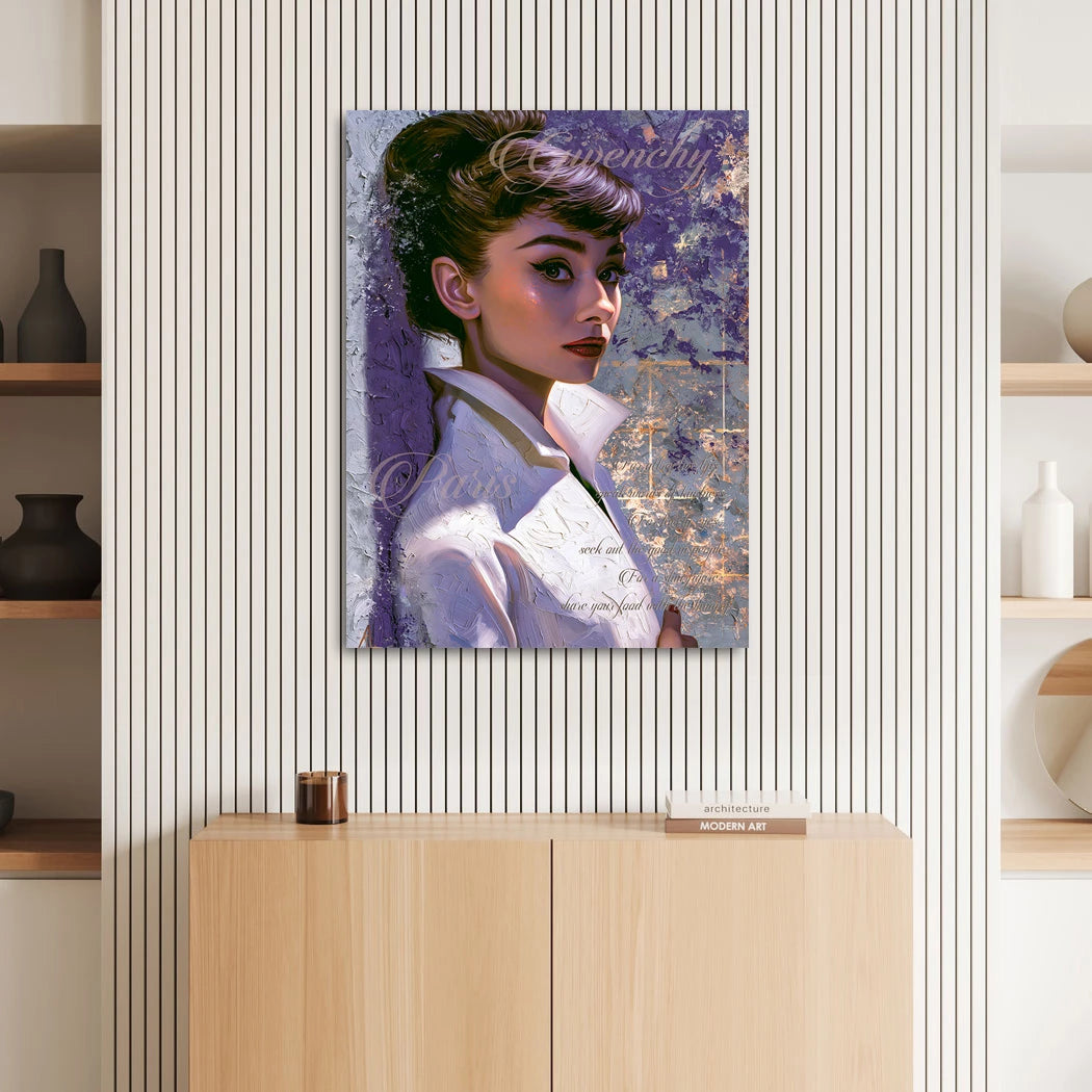 Audrey Couture Aluminiumbild gebürstet