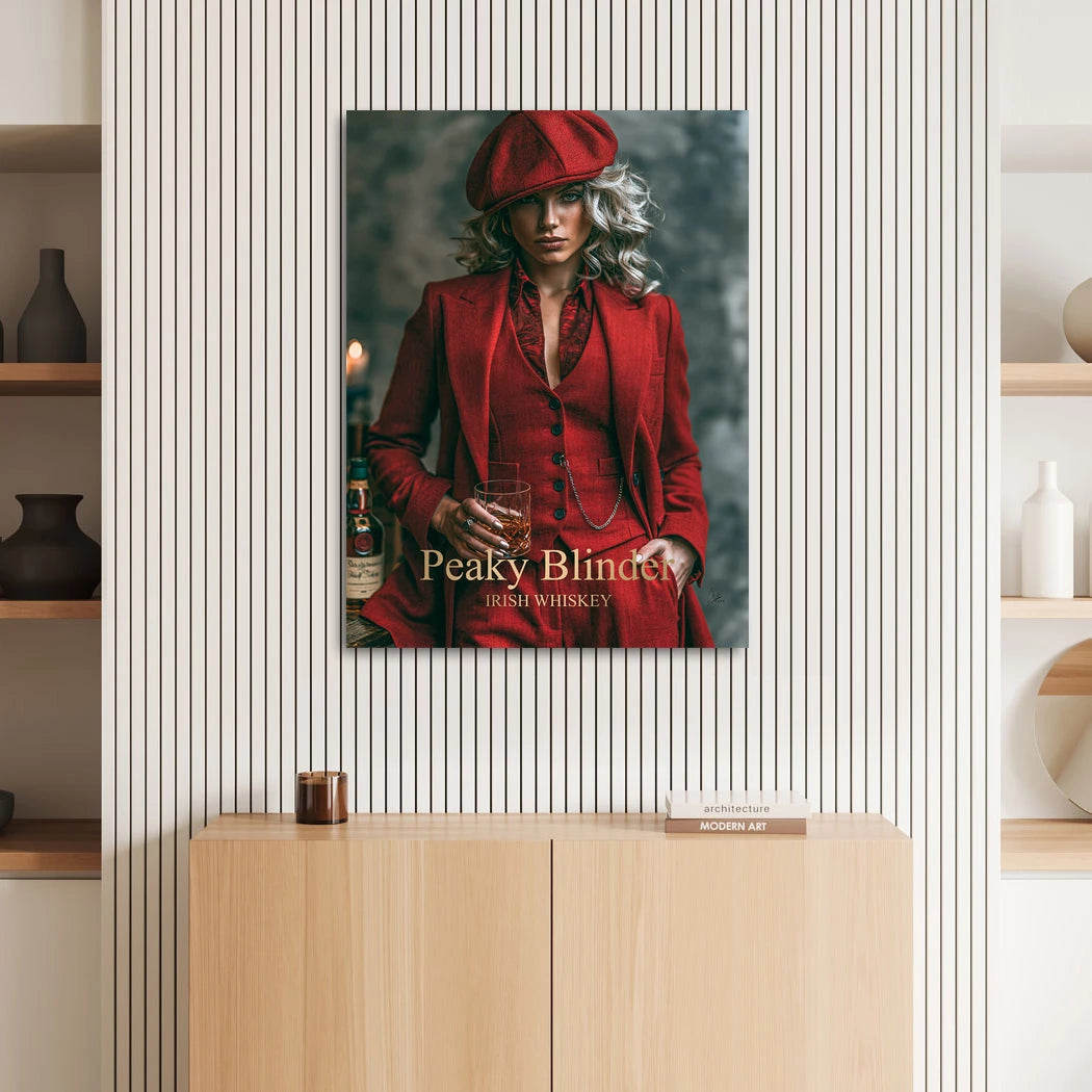 Peaky Blinder Lady Acrylglasbild