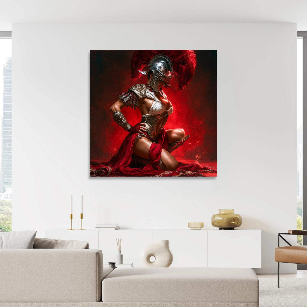 Römische Amazone Acrylglasbild