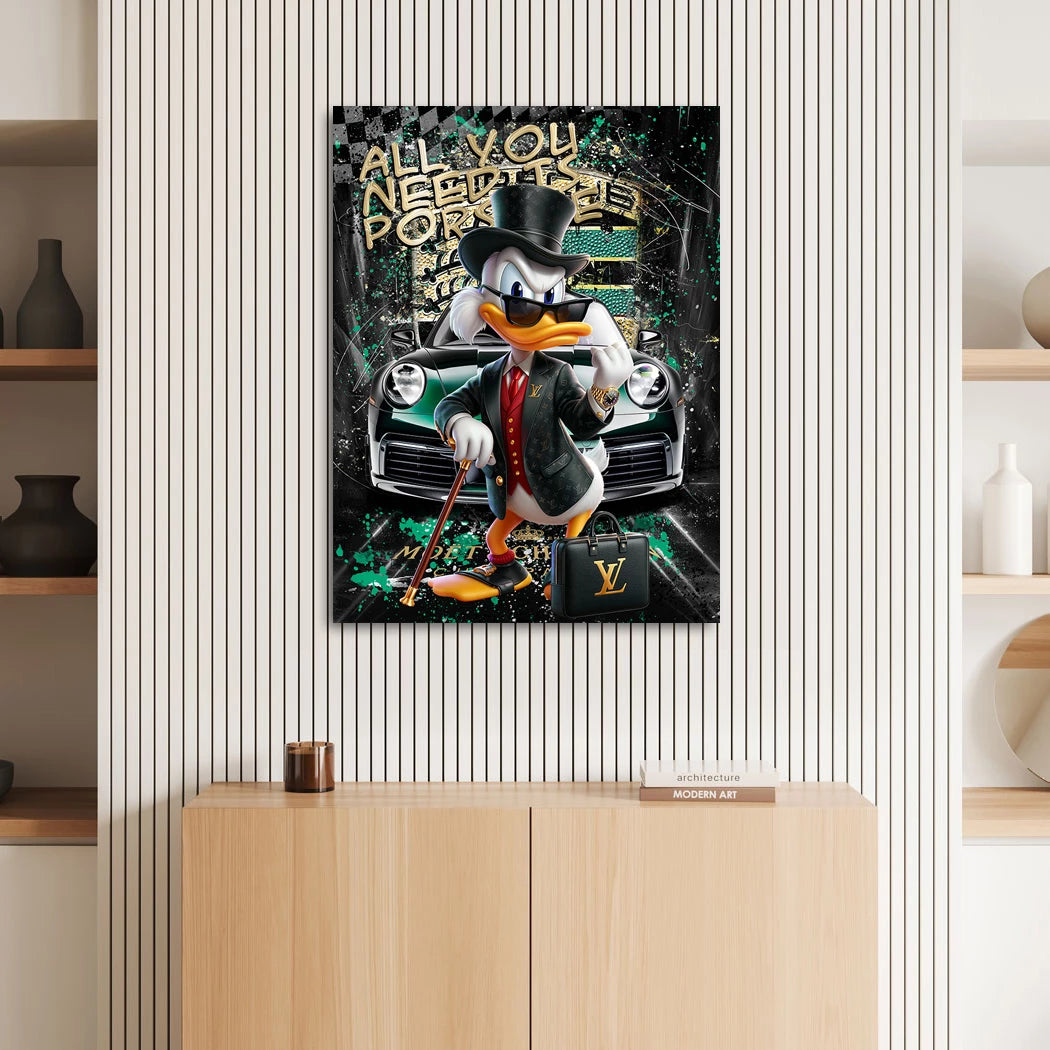 Porsche Dagobert Alu Dibond Wandbild