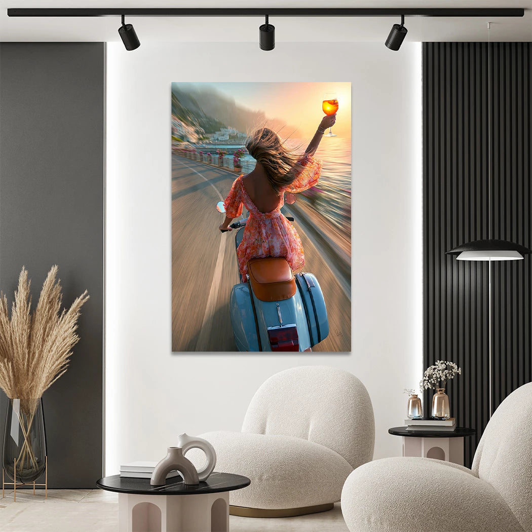 Vespa Summerglam Leinwand Bild