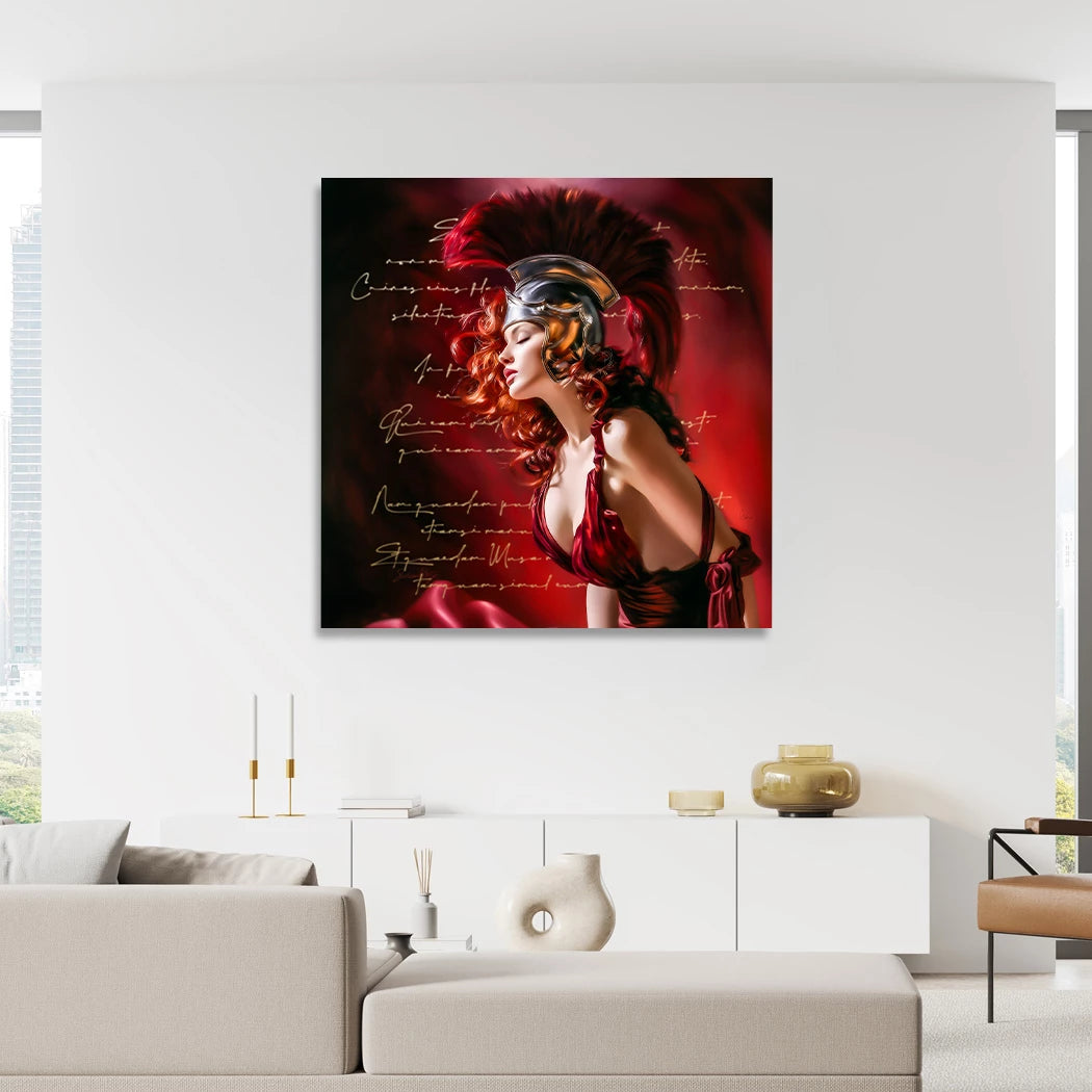 Venus in Rot Acrylglasbild