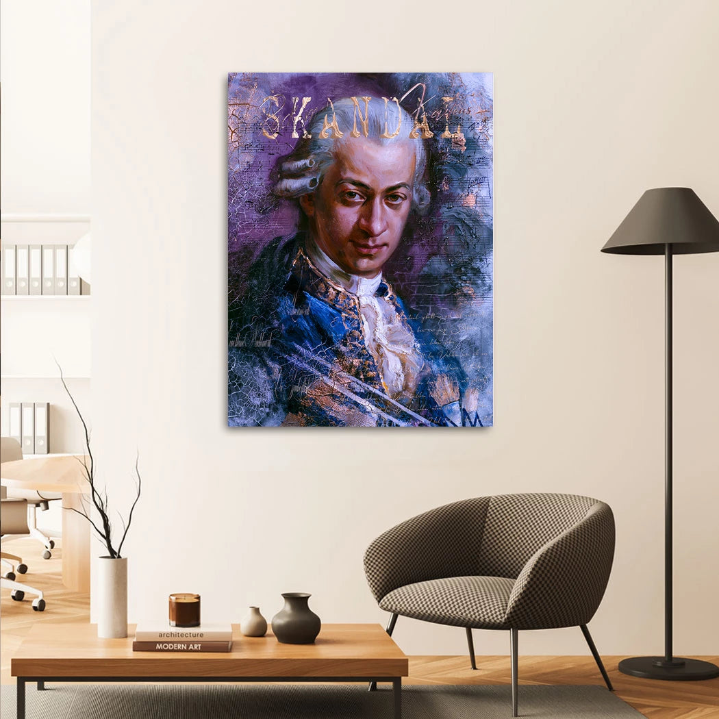 Rock me Amadeus Leinwand Bild