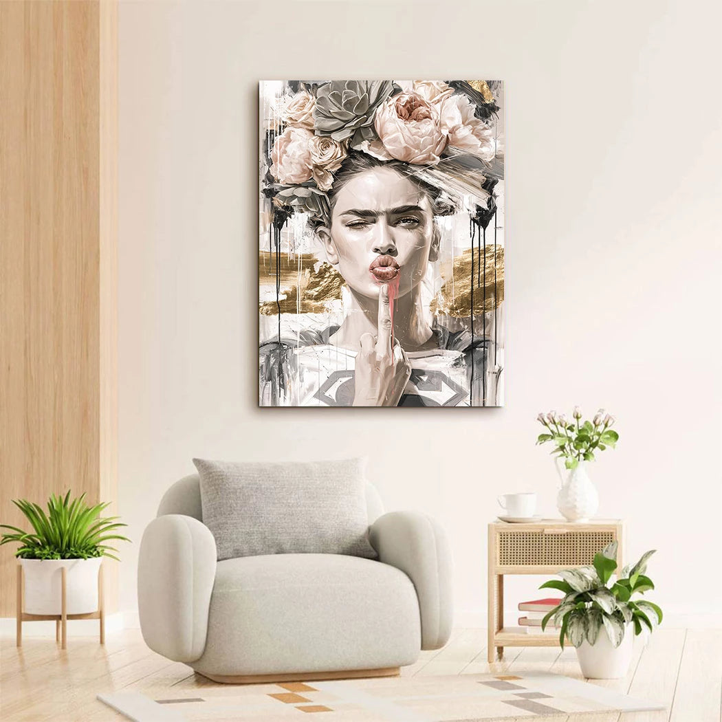 Frida Superman Acrylglasbild