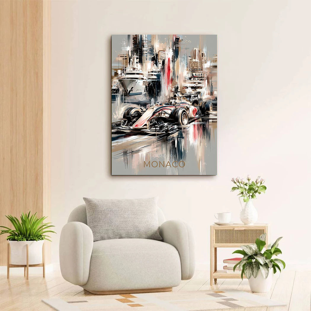 Monaco Formula Acrylglasbild