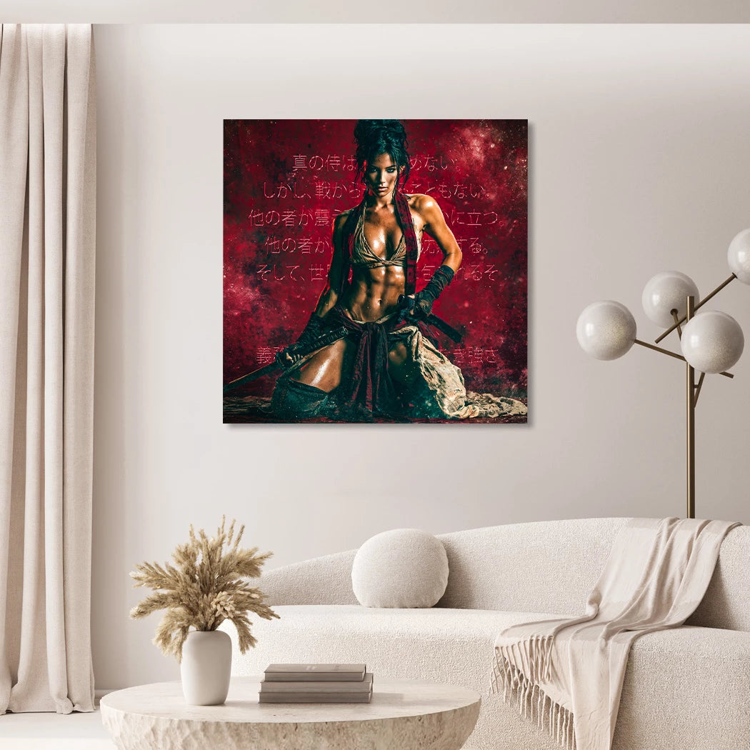 Rote Ronin Acrylglasbild