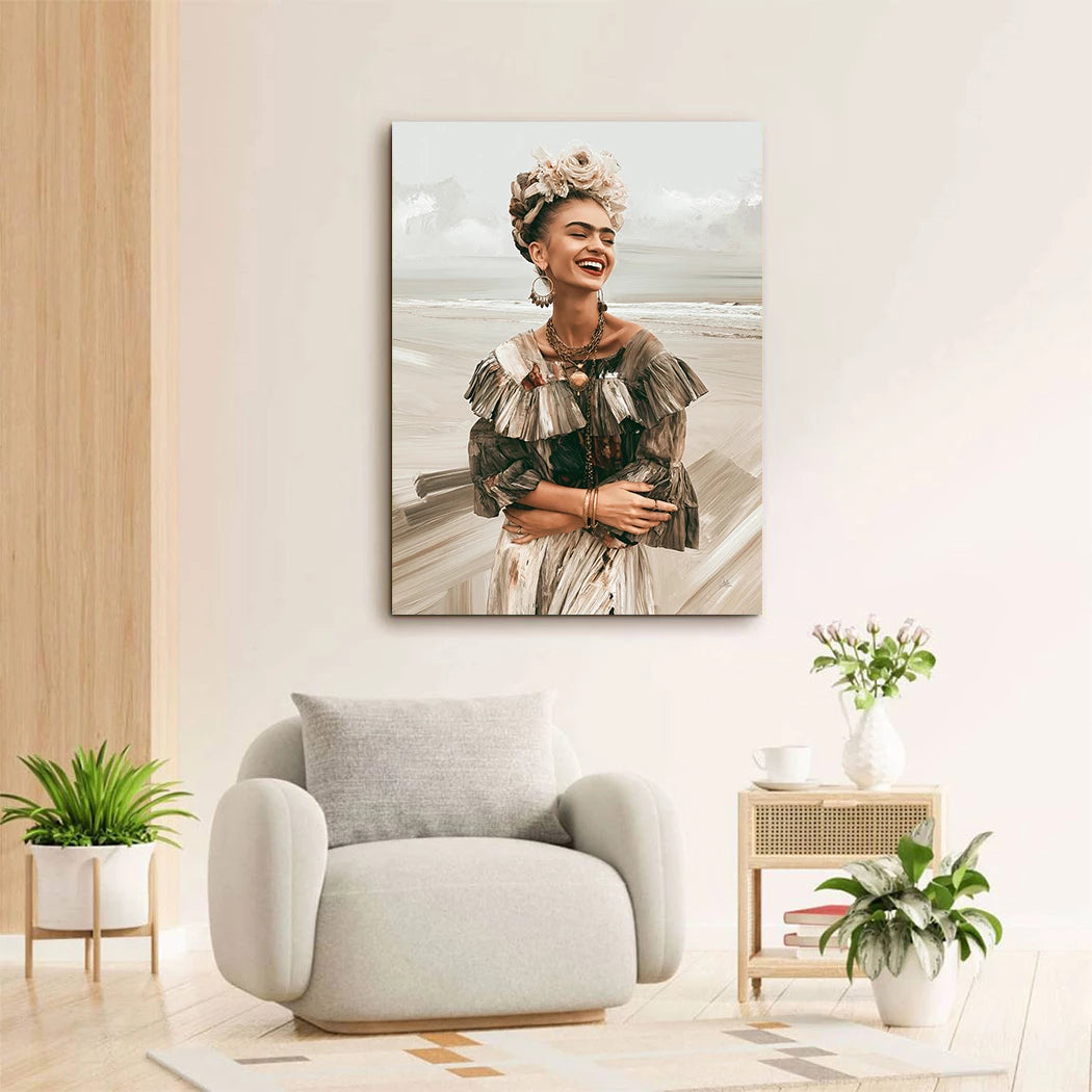Frida Lebensfreude Leinwand Bild