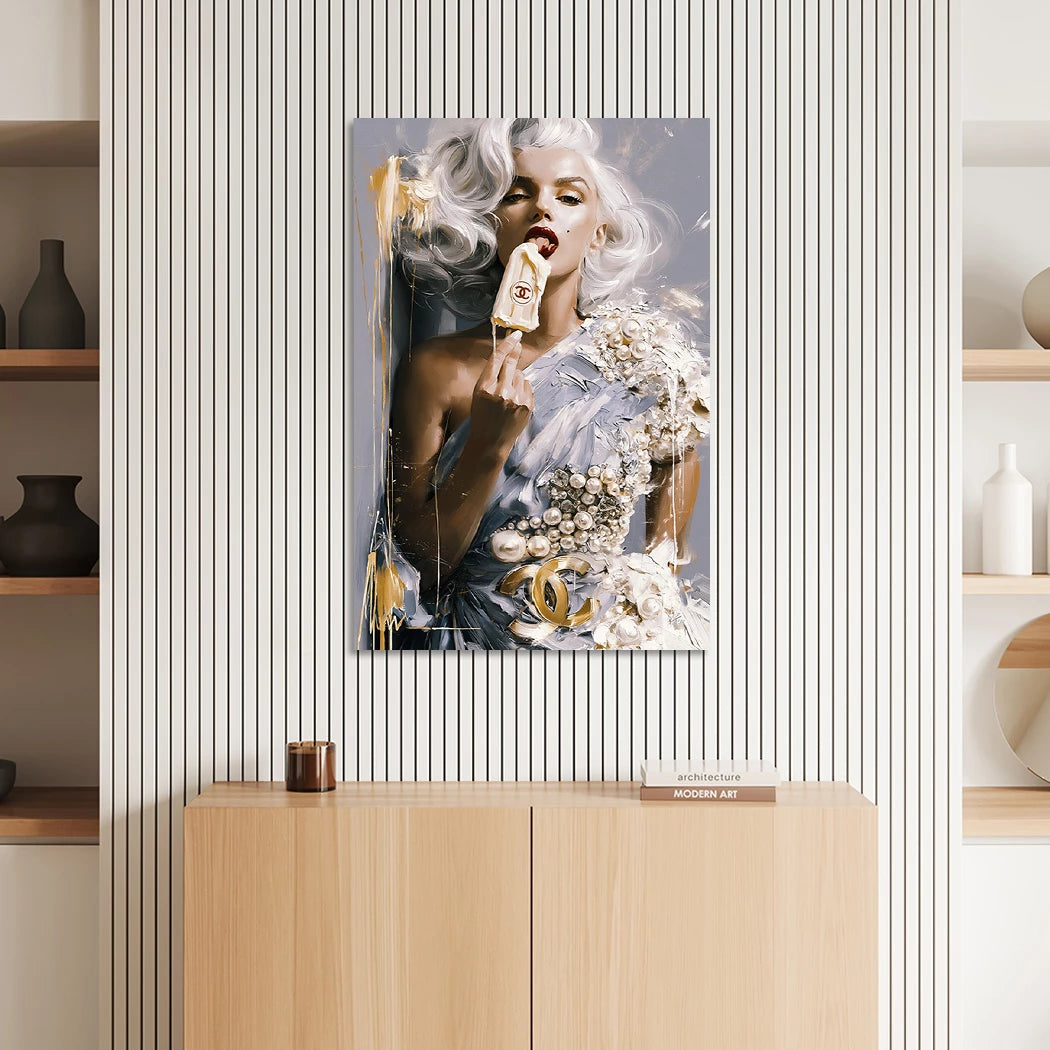 Marilyn Monroe Deluxe Leinwand Bild