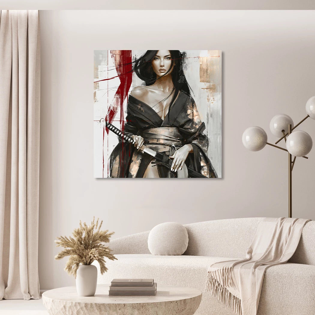 Scarlet Katana Alu Dibond Wandbild