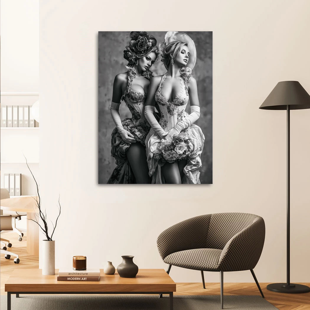 Rosen Verführung Leinwand Bild