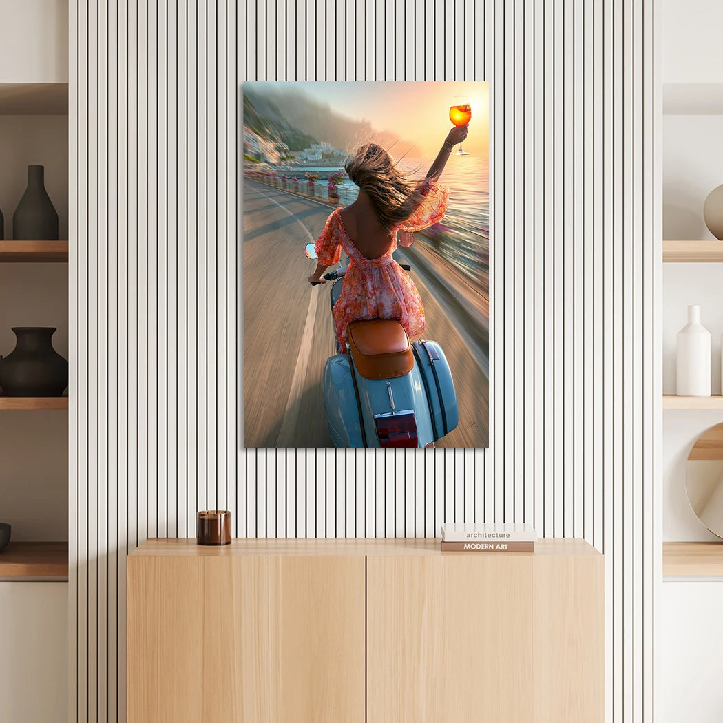 Vespa Summerglam Leinwand Bild