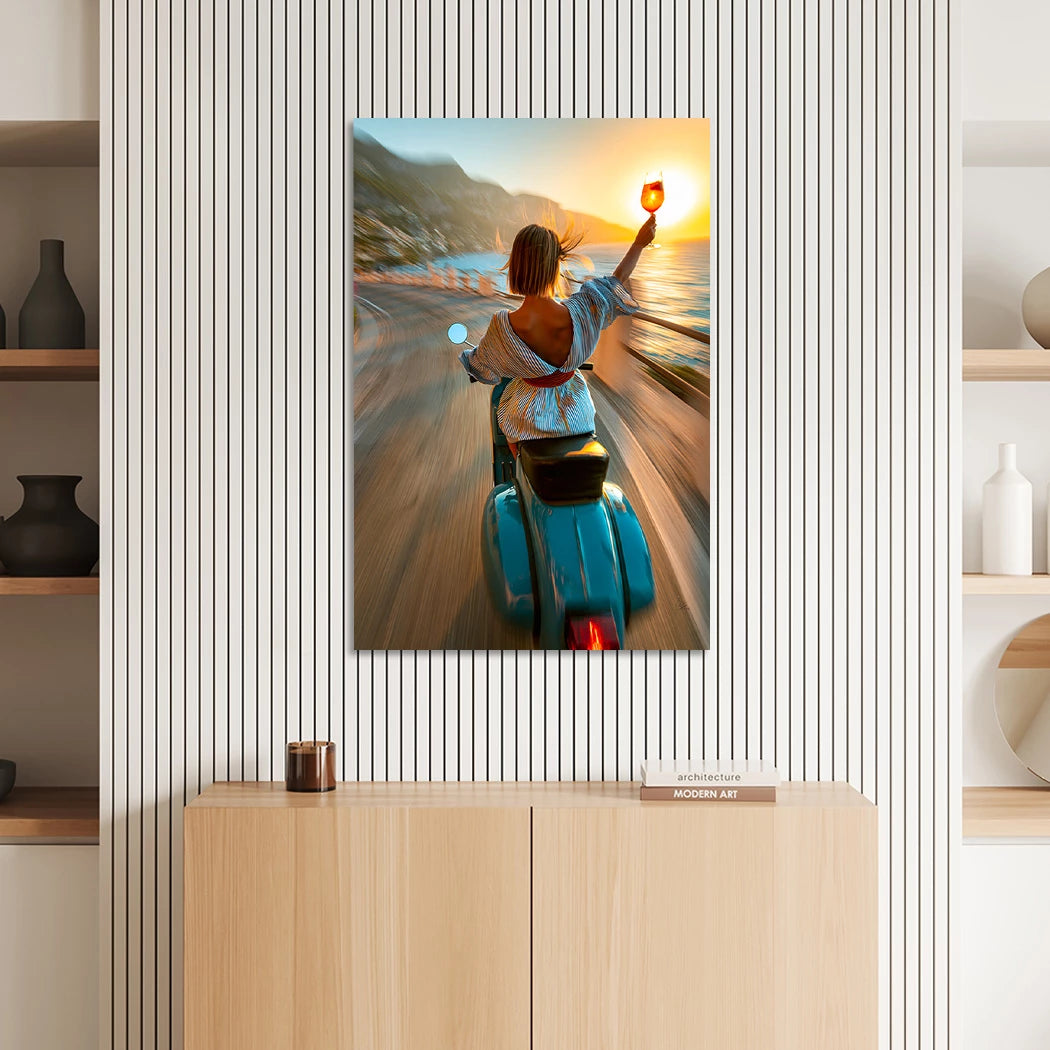 Vespa Dolce Vita Acrylglasbild