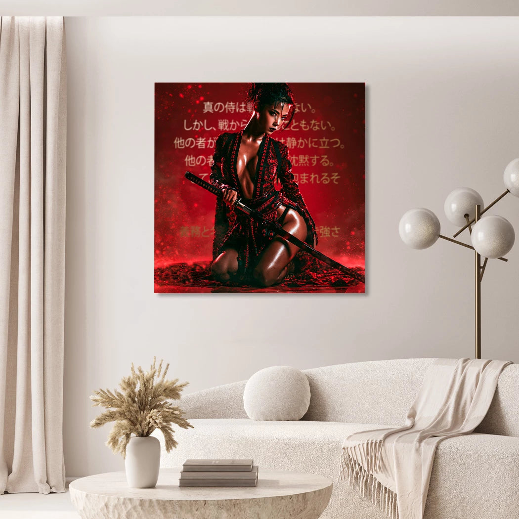 Samurai Rouge Acrylglasbild