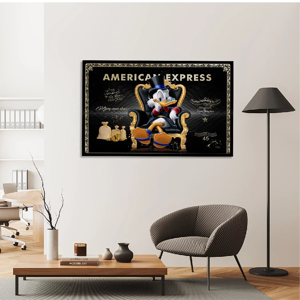 Dagobert Duck Empire Leinwand Bild