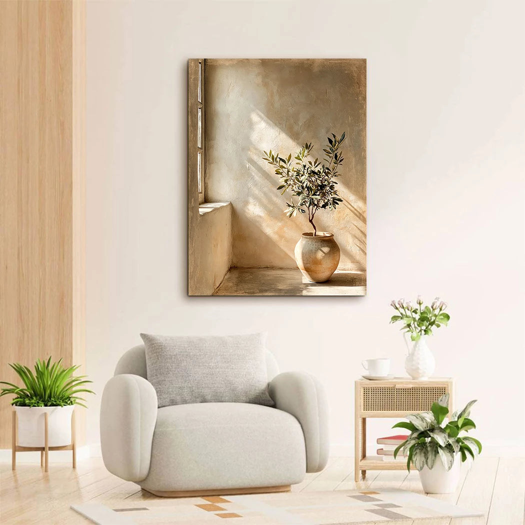 Der Olivenbaum Leinwand Bild