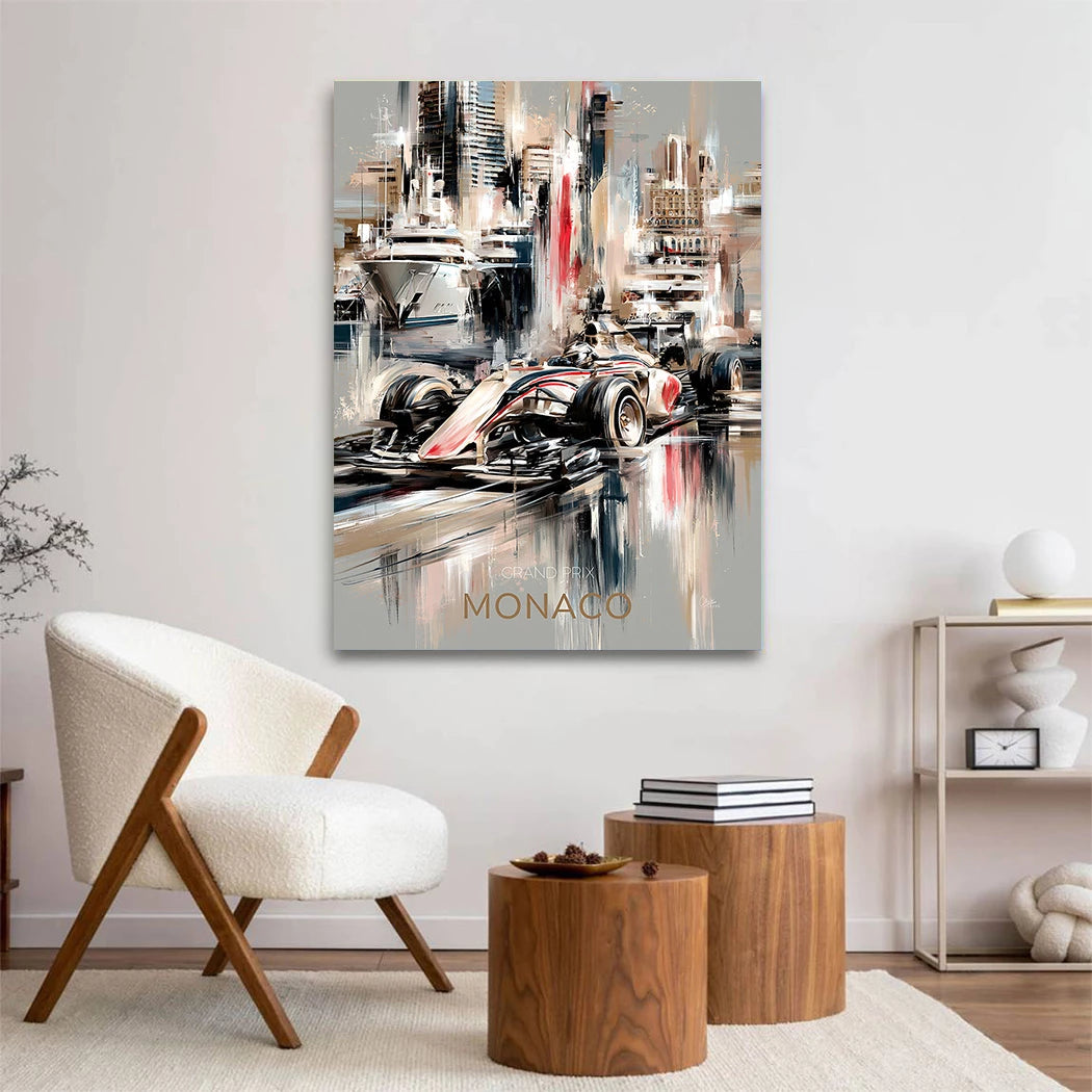 Monaco Formula Acrylglasbild