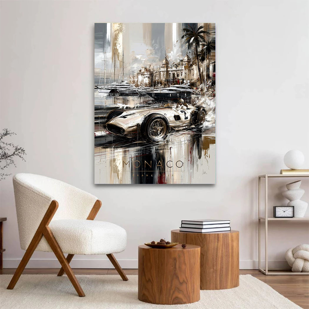 Monaco Pole Position Acrylglasbild