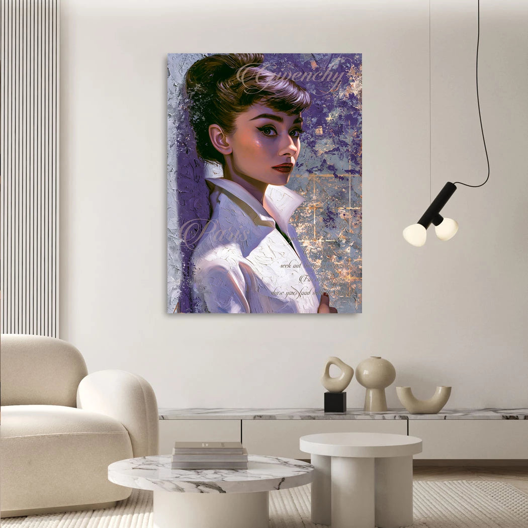 Audrey Couture Alu Dibond Wandbild