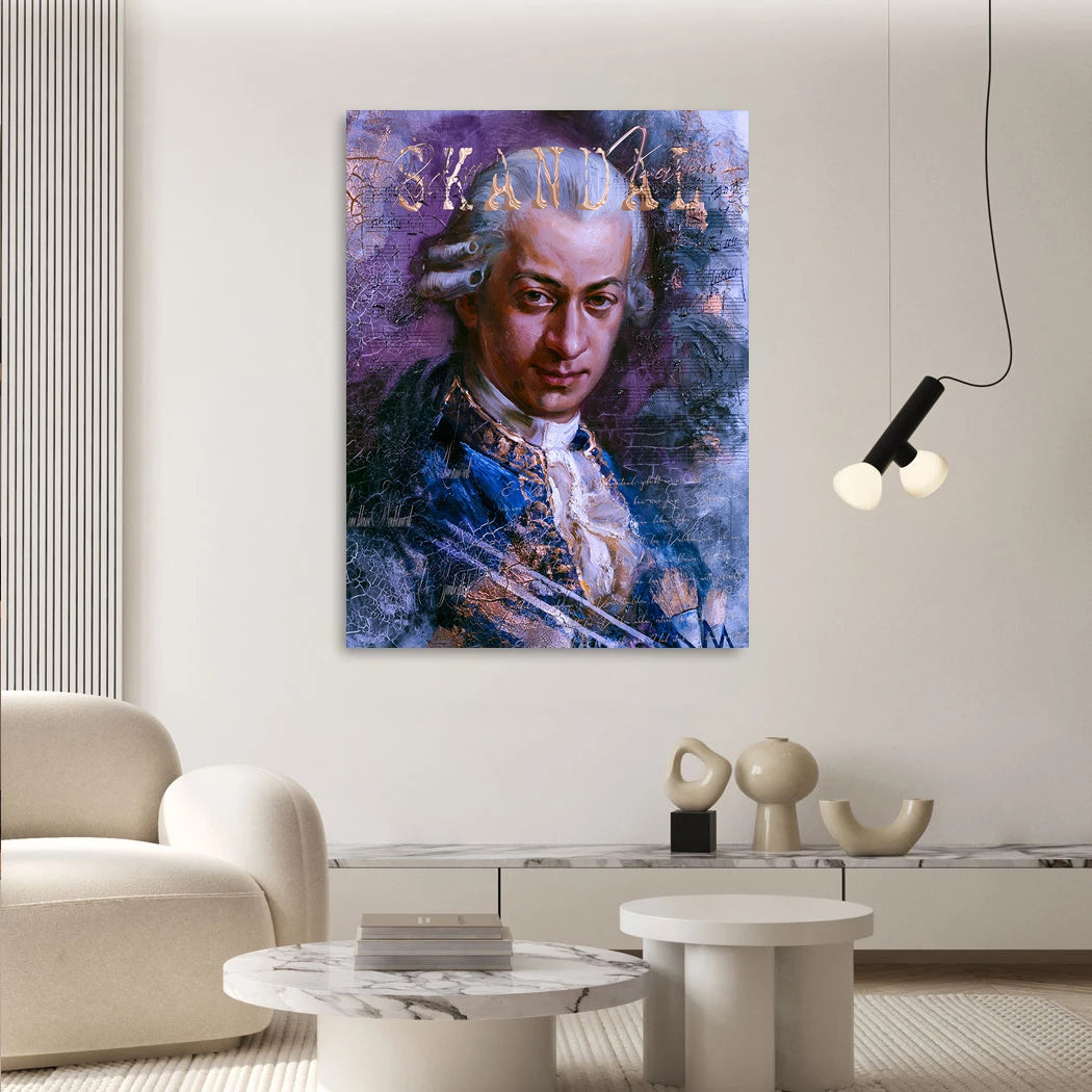 Rock me Amadeus Leinwand Bild