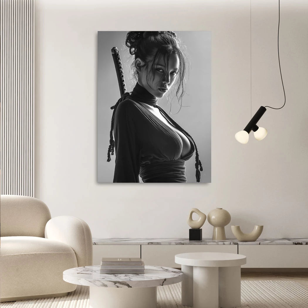 Katana Queen Leinwand Bild