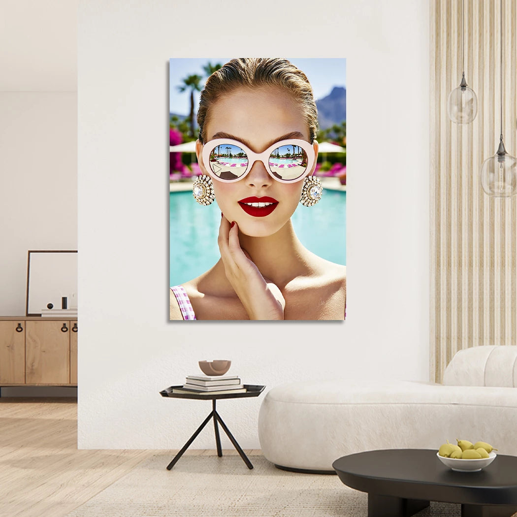 Sunny Glam Acrylglasbild