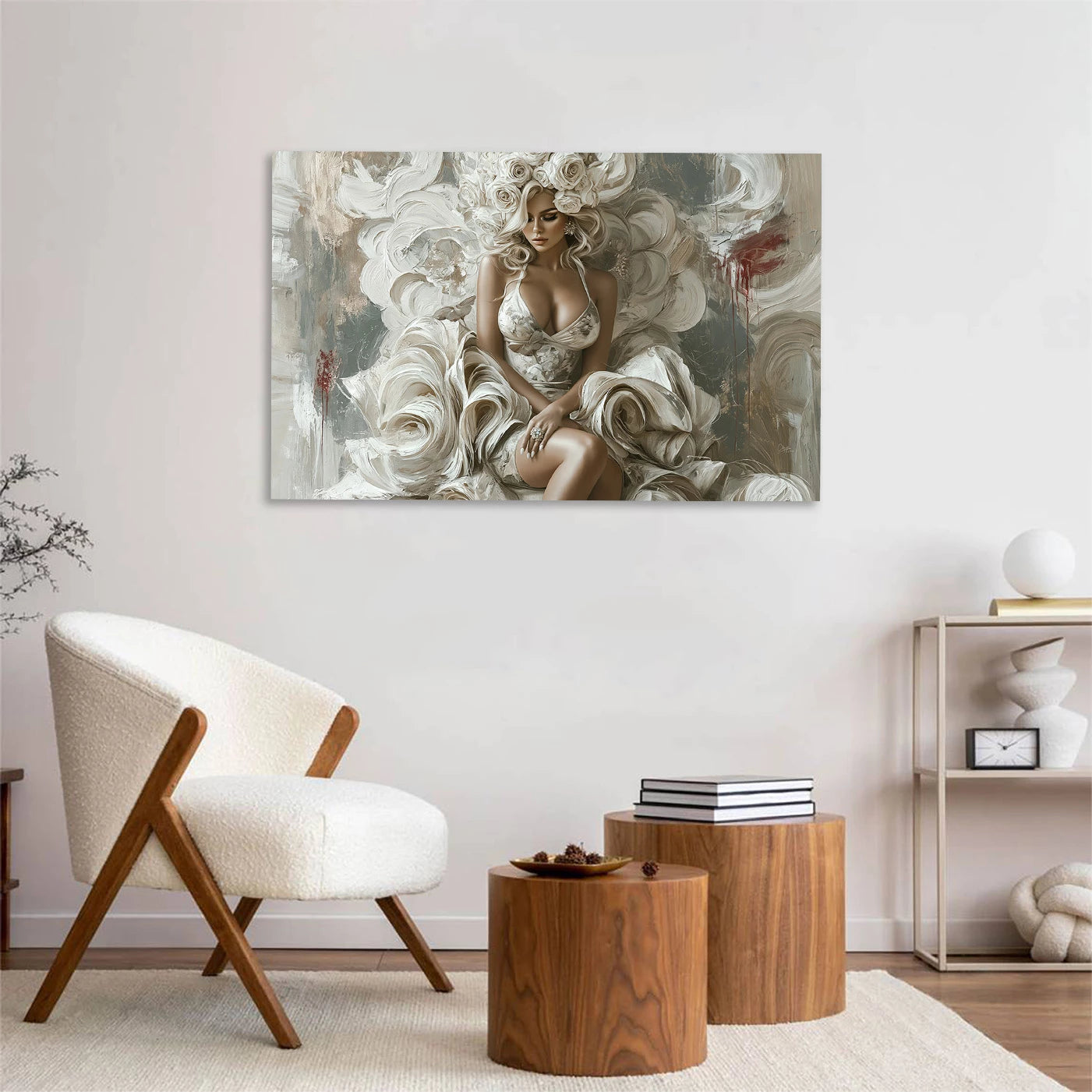 Rosentraum Leinwand Bild