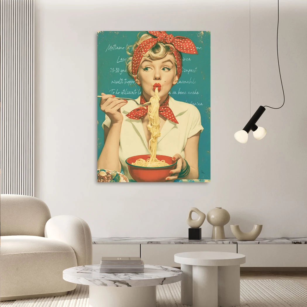 Marilyn Monroe Dolce Leinwand Bild