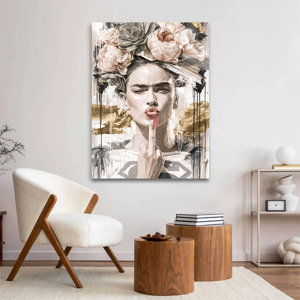 Frida Superman Acrylglasbild