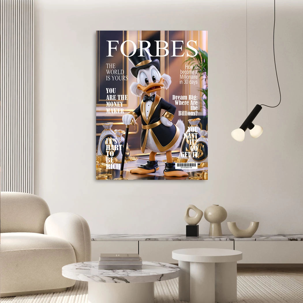 Forbes Dagobert Time Alu Dibond Wandbild