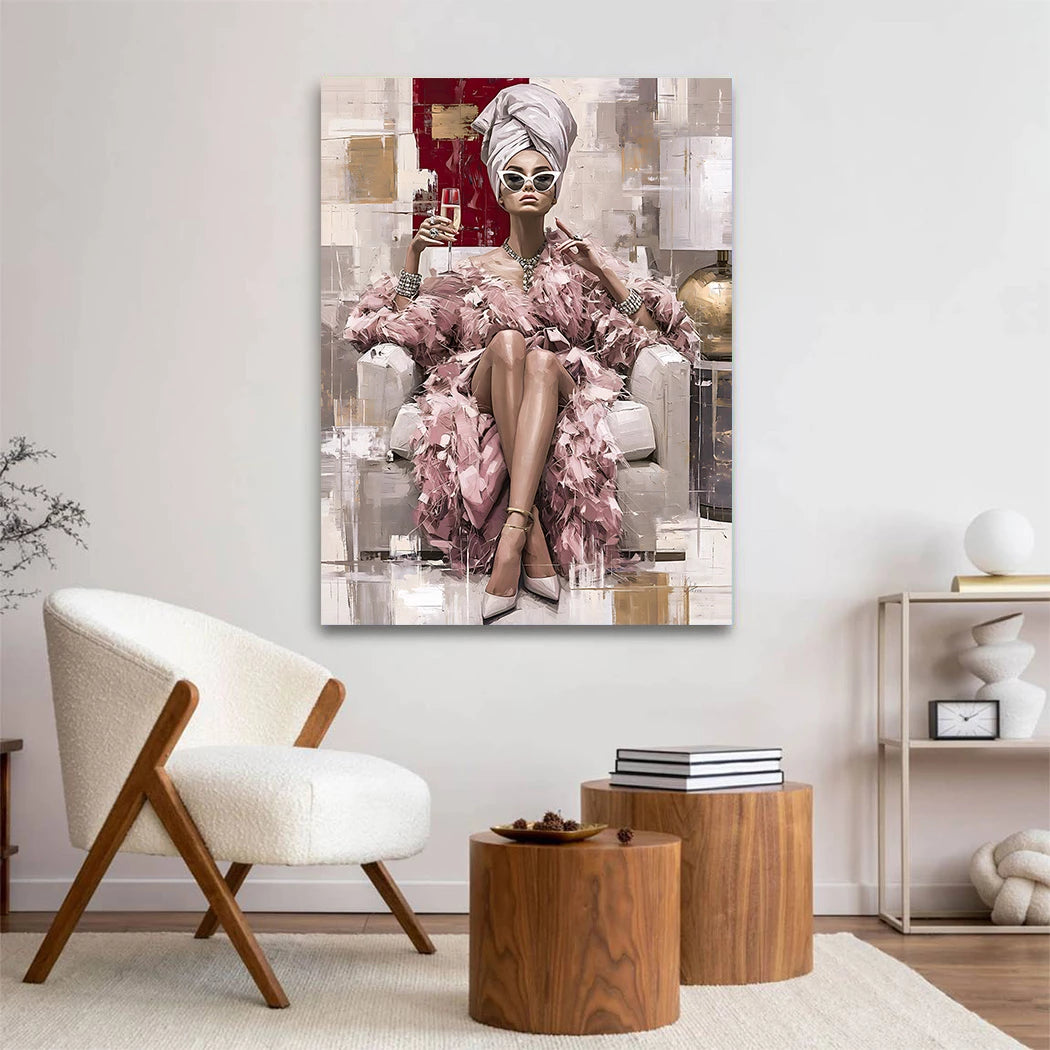 Champagner Moment Acrylglasbild