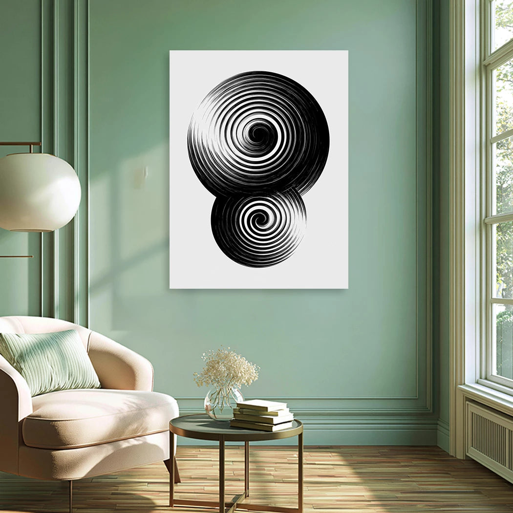 Spiral Harmonie Alu Dibond Wandbild