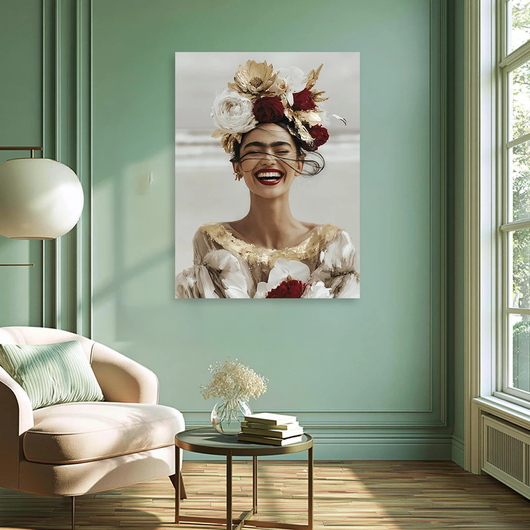 Frida Sonnenglück Alu Dibond Wandbild