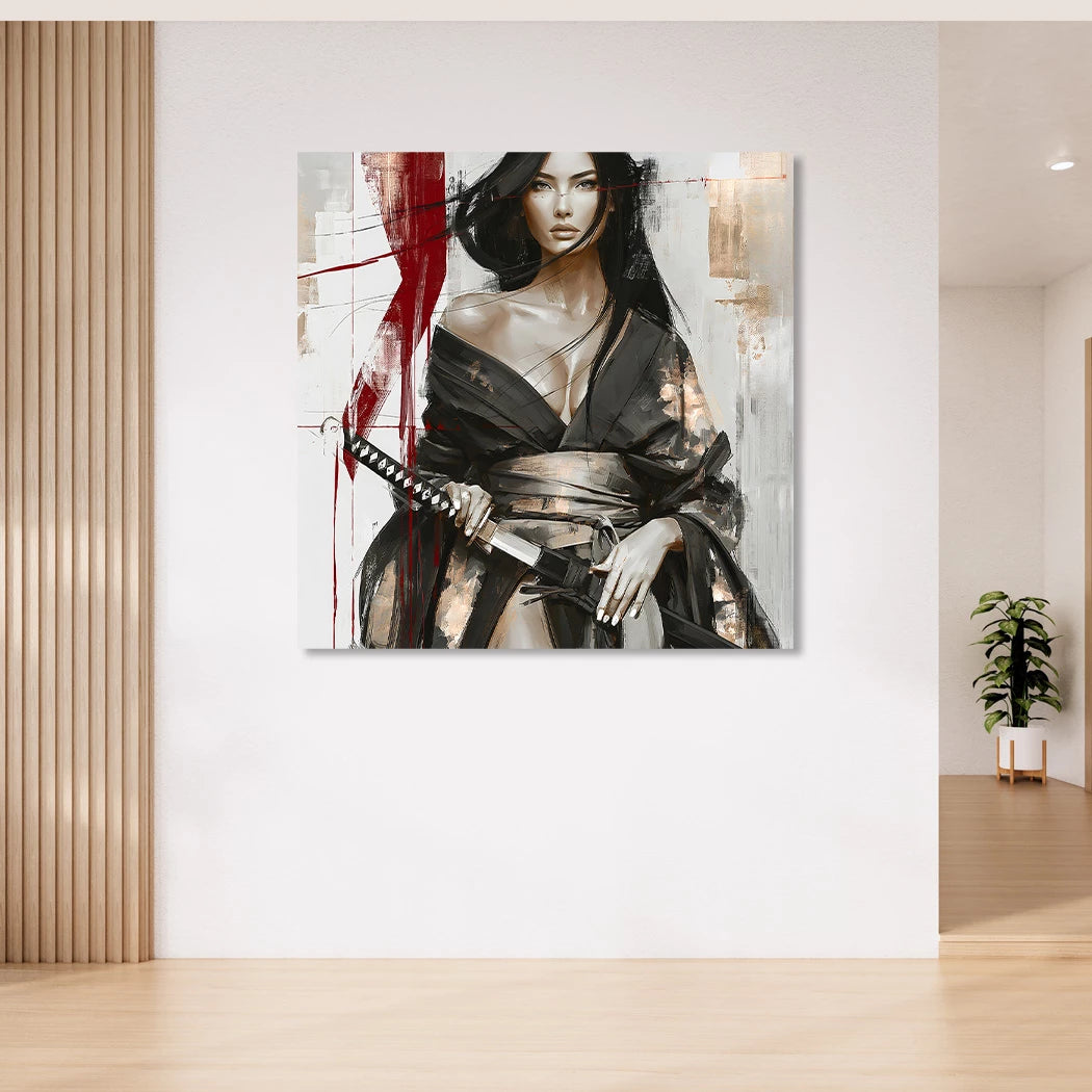 Scarlet Katana Alu Dibond Wandbild