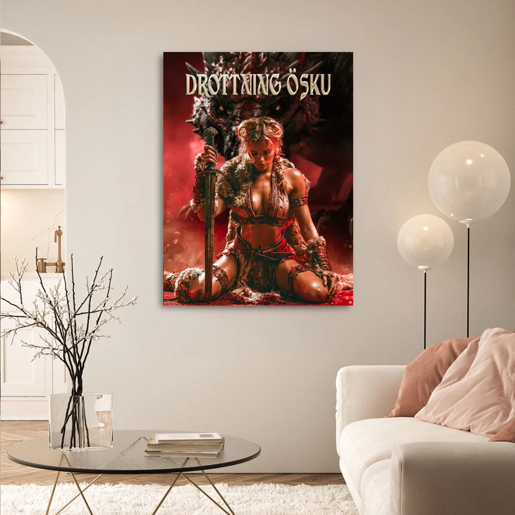 Drottning Ösku Leinwand Bild