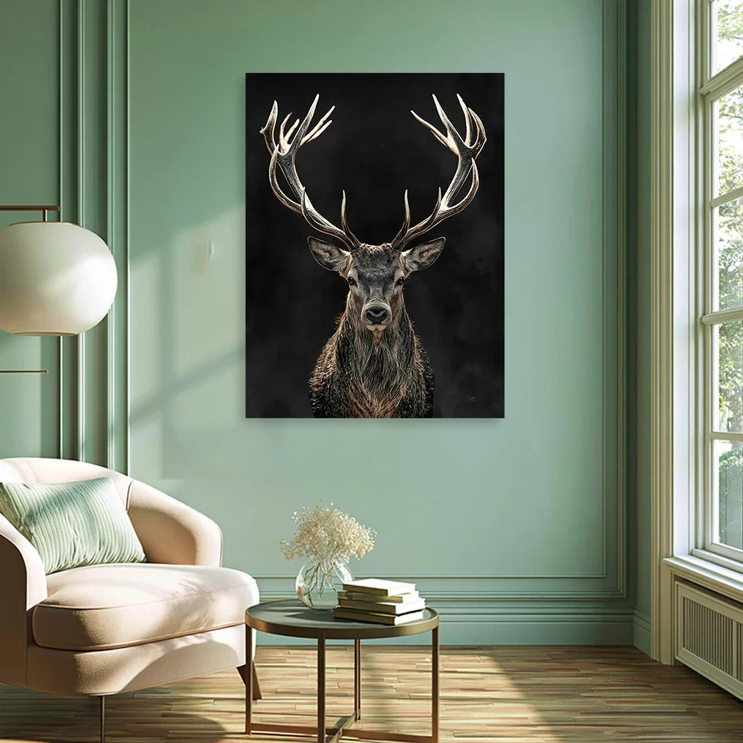 Hirsch Royal Art Alu Dibond Wandbild