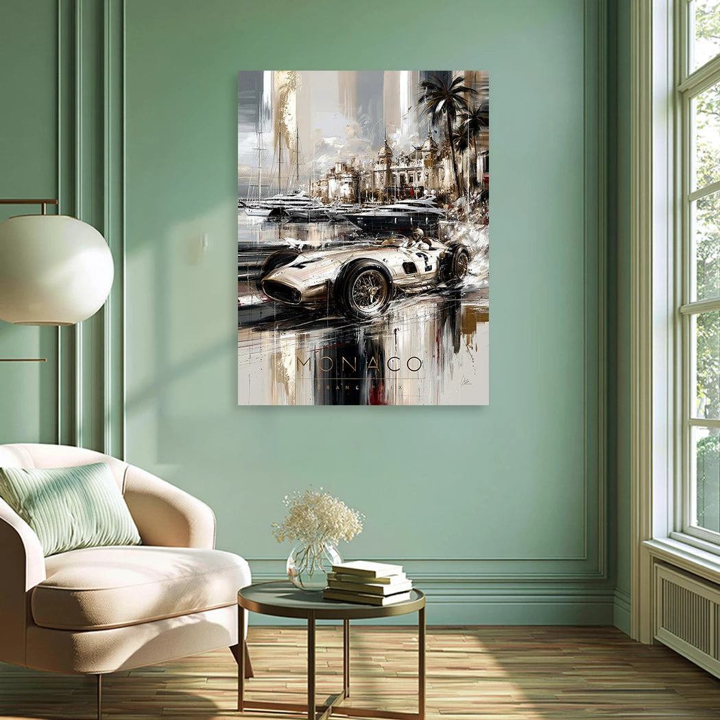Monaco Pole Position Alu Dibond Wandbild