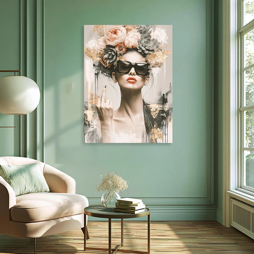 Frida Kahlo Statement Alu Dibond Wandbild