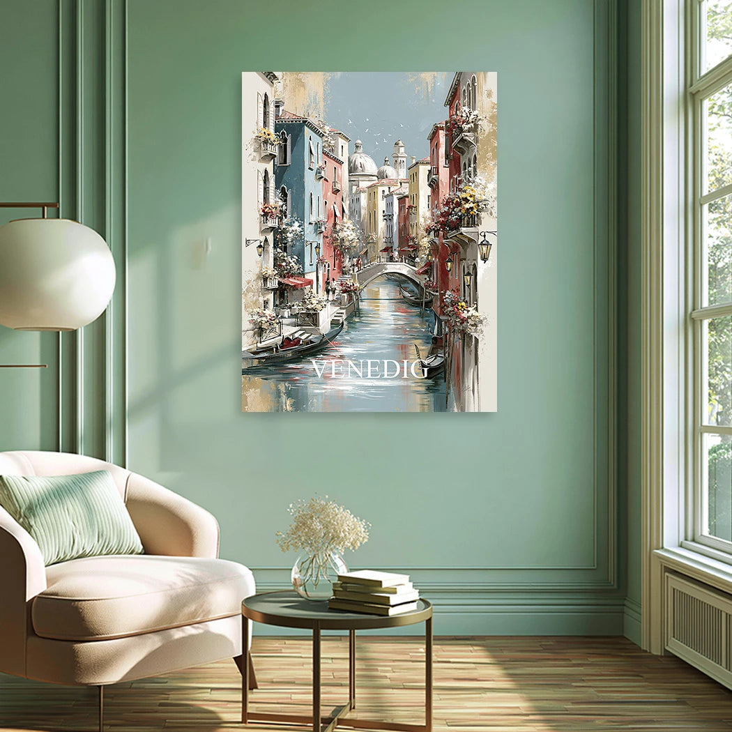 Venedig Serenata Alu Dibond Wandbild