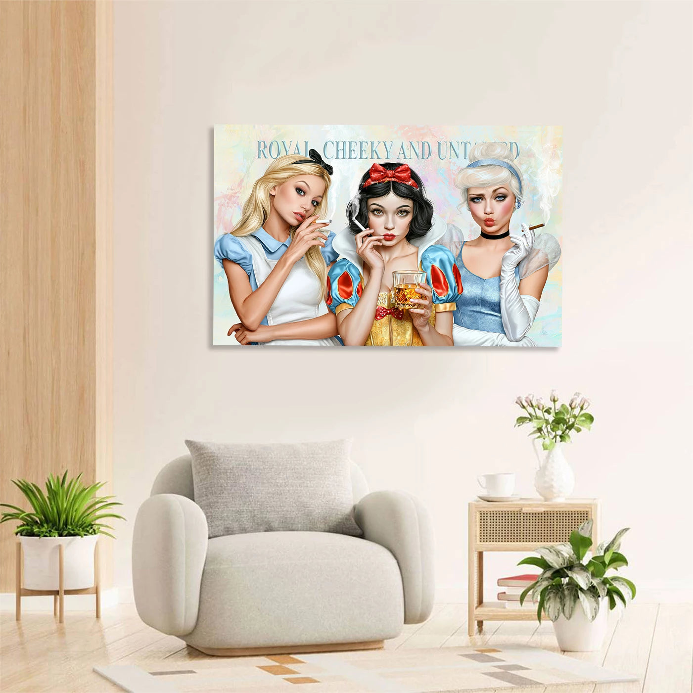 Schneewittchen & Co. AluDibond Wandbild