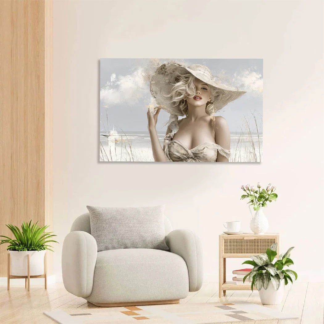 Marilyn Monroe Riviera AluDibond Wandbild