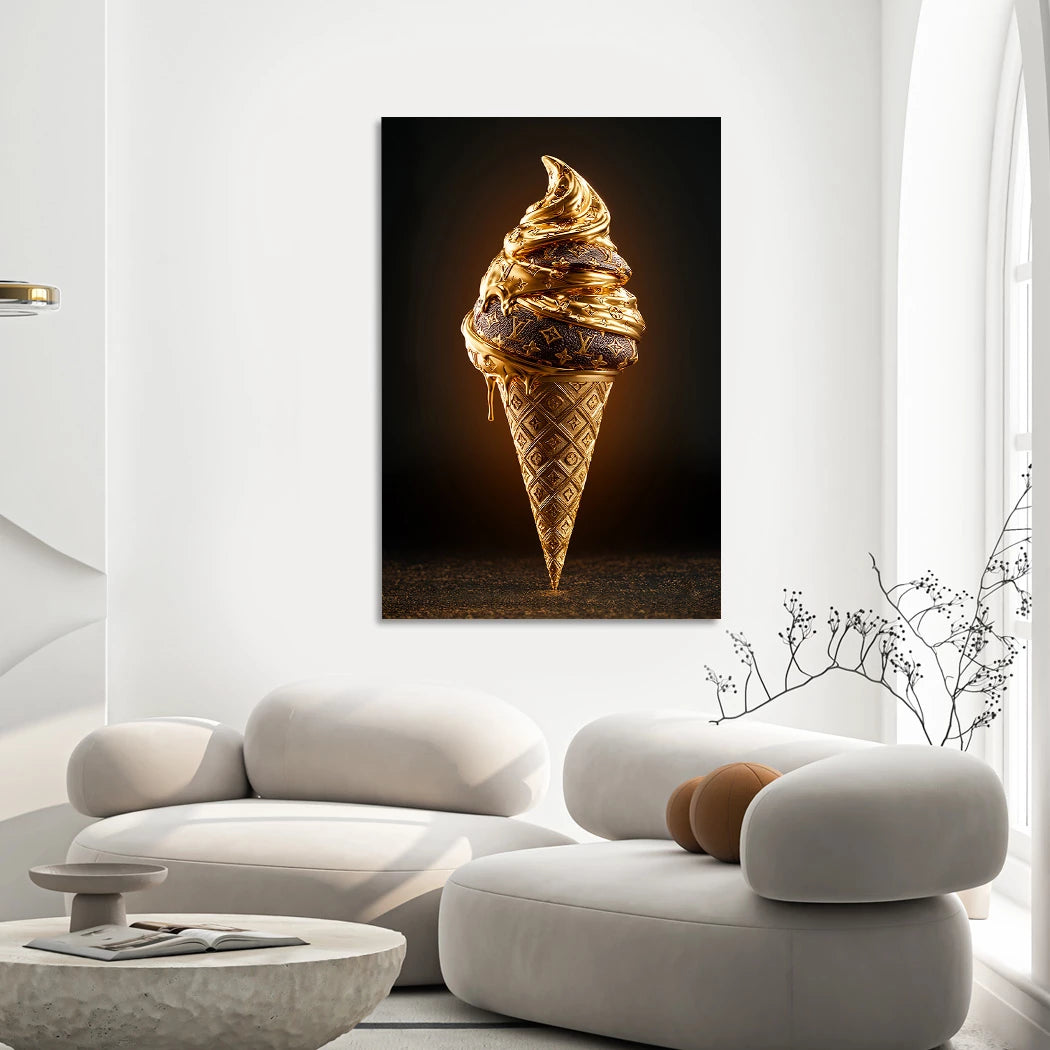 Fashion Eis Alu Dibond Wandbild