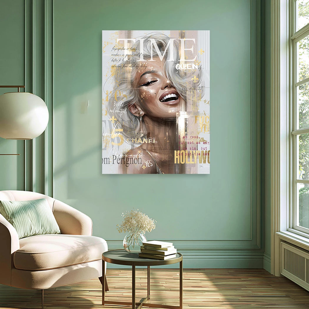 Marilyn Monroe La Belle Alu Dibond Wandbild