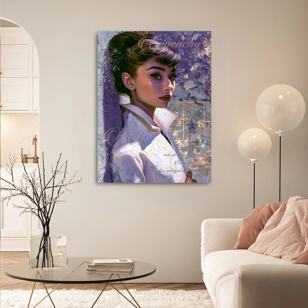 Audrey Couture Aluminiumbild gebürstet