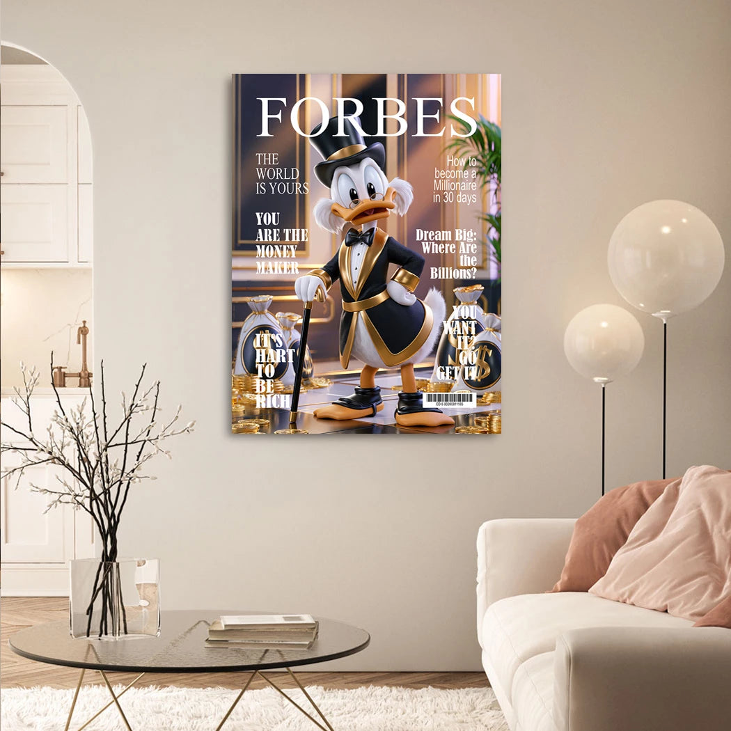 Forbes Dagobert Time Aluminiumbild gebürstet