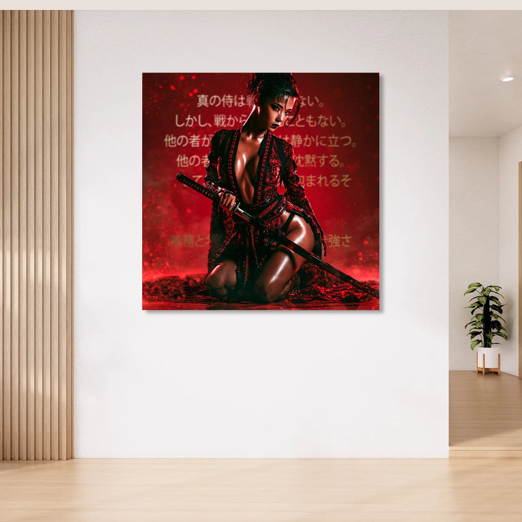 Samurai Rouge Acrylglasbild