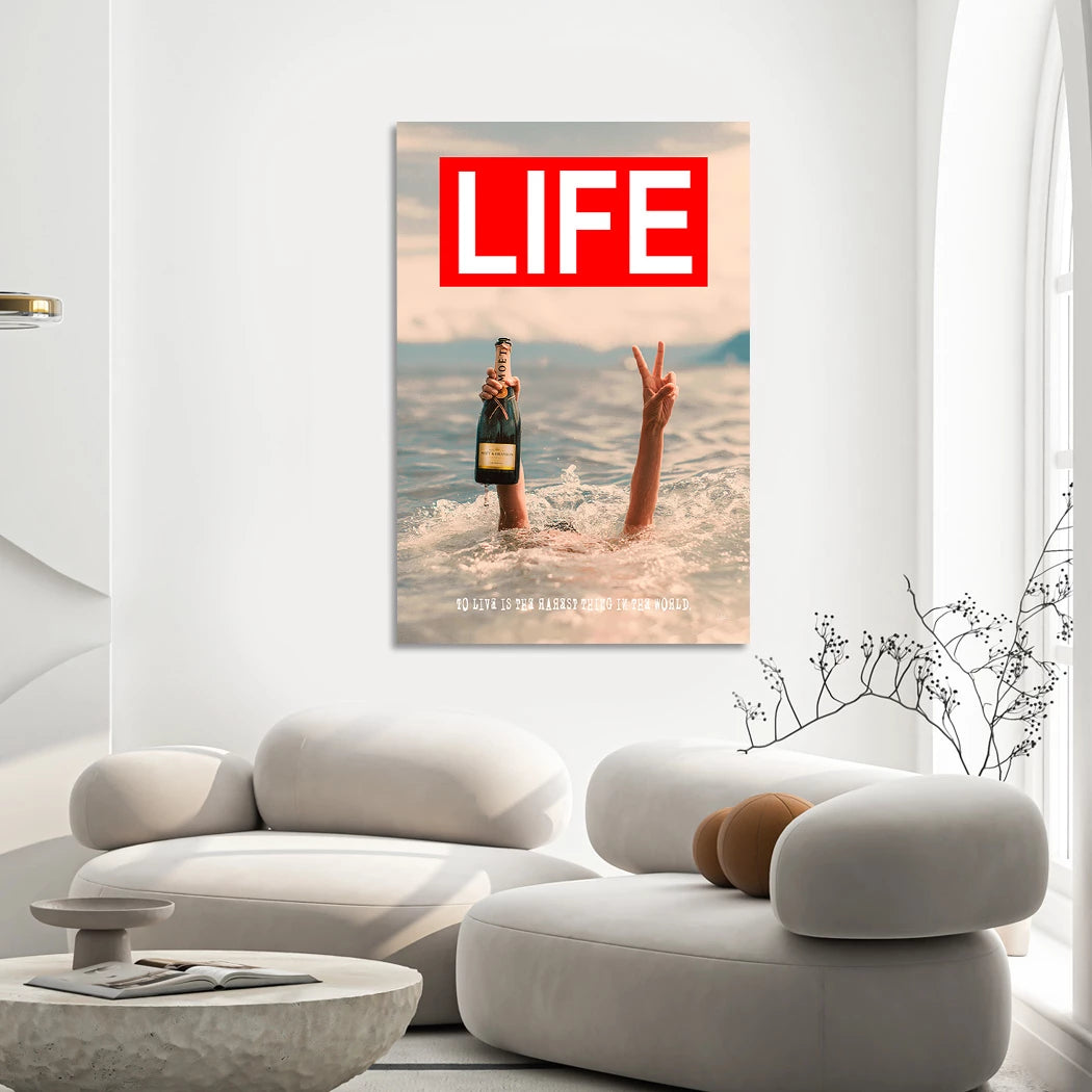 Life Moment Alu Dibond Wandbild